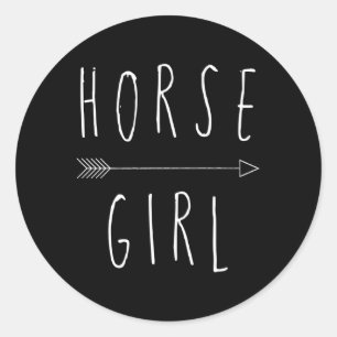 Horse Classic Round Sticker