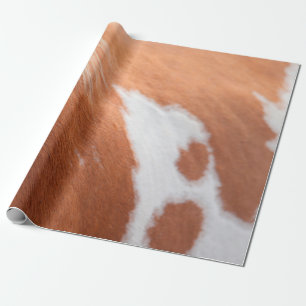 Horse coat animal equine tan wrapping paper