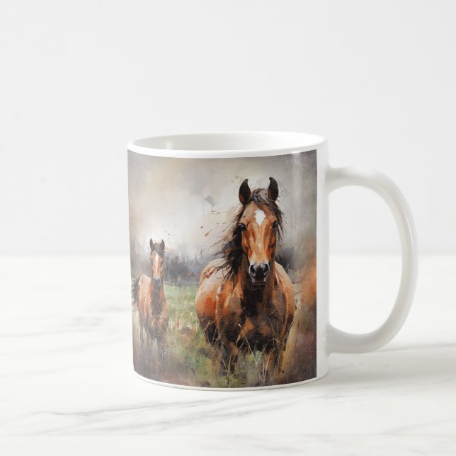 Horse Coffee Mug (Right)