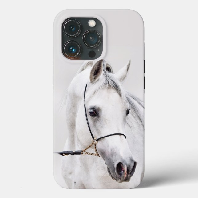 horse collection. arabian white incipio iPhone cas Case-Mate iPhone Case (Back)