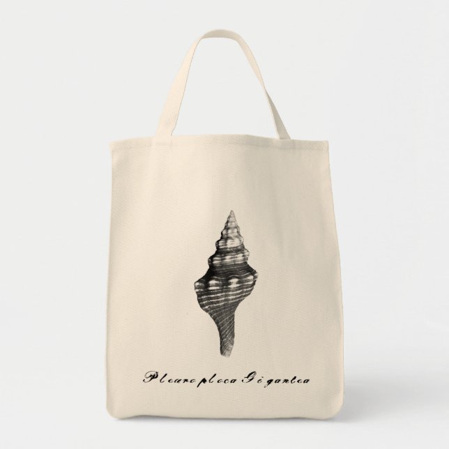 Horse Conch Grocery/Beach Tote Bag (Front)