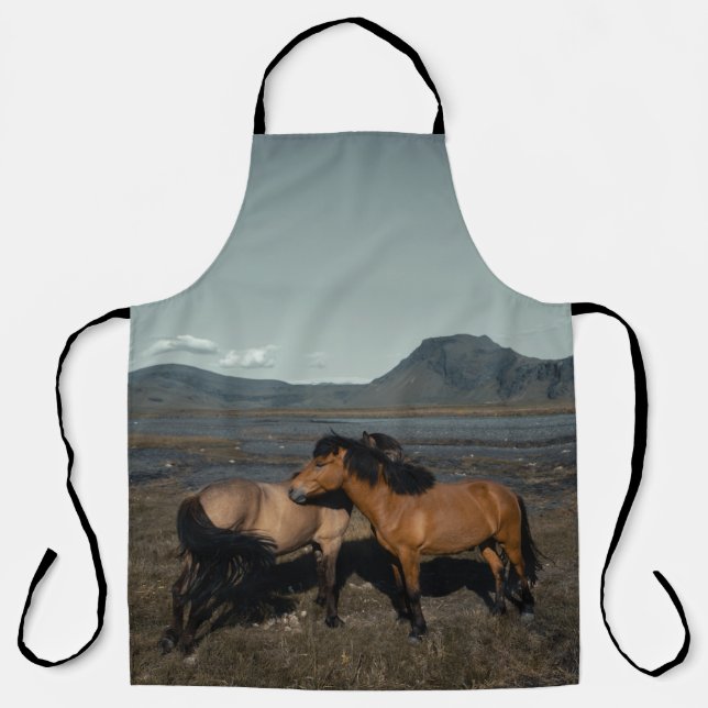 HORSE COUPLE APRON (Front)