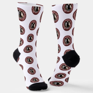 Horse Couple Valentine's Day Socks