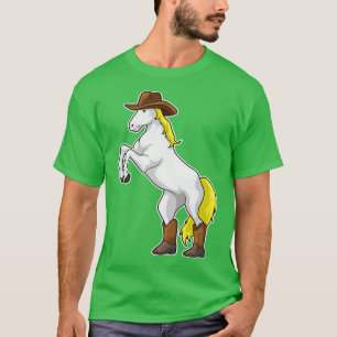 Horse Cowboy Boots T-Shirt