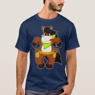 Horse Cowboy Gun T-Shirt