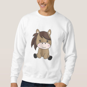 Horse Cute Pony Equine Rider For Children Sweatshirt