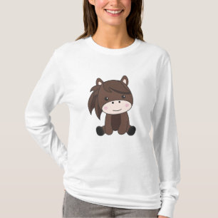 Horse Cute Pony Equine Rider For Children T-Shirt