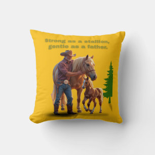 Horse Dad Pride – Father’s Day Equestrian Edition Cushion