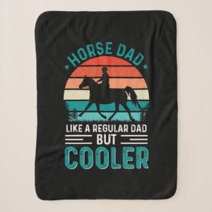 Horse Dad Sherpa Blanket