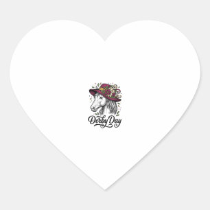 Horse Dad Vintage Western Cowboy Rider Shirt Desig Heart Sticker