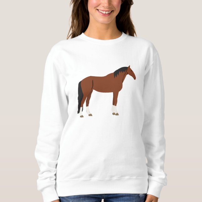 Horse Design Sweatshirt (Front)