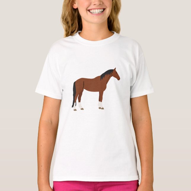 Horse Design T-Shirt (Front)