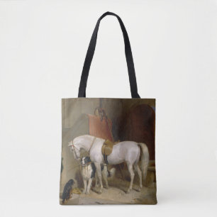 Horse dog Favourites painting art Landseer Propert Tote Bag