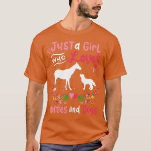 Horse Dog Horse Lover Dog Lover T-Shirt
