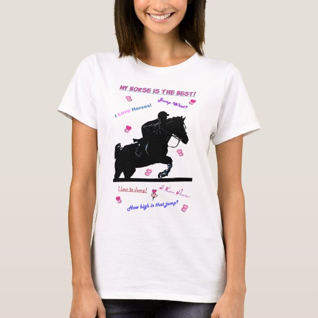 Horse Doodles T-Shirt (Front)