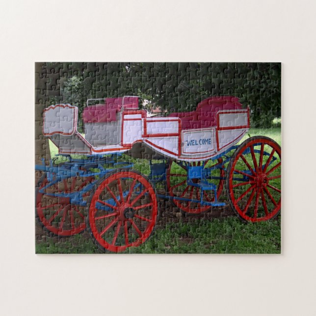 Horse Drawn Carriage India. Jigsaw Puzzle (Horizontal)