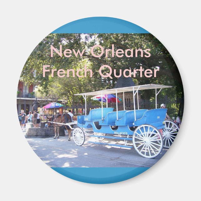 Horse Drawn Carriage Magnet (Front)