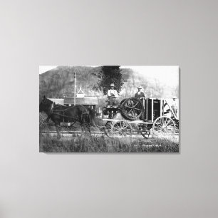 Horse Drawn Cart Canvas Print