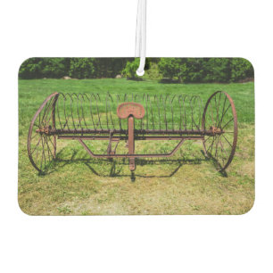 Horse Drawn Hay Rake Car Air Freshener