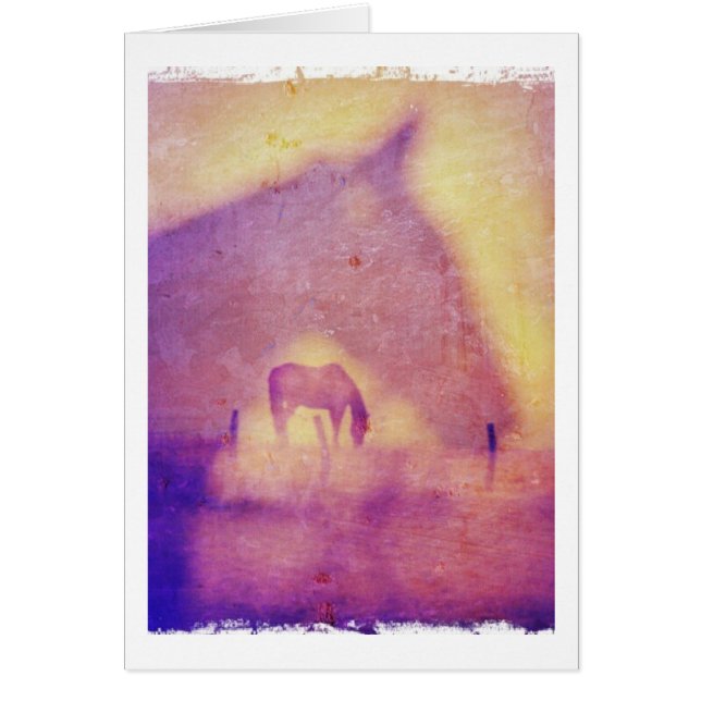 Horse Dreams All Occasions Blank Inside Greeting (Front)