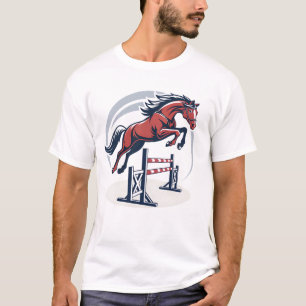 Horse Emblem Perfect for Sports Posters T-Shirt