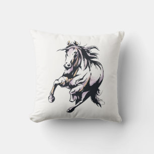 Horse Equestrian Pony Cowboy Western Cushion