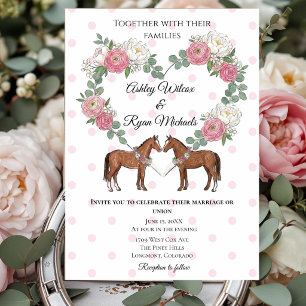Horse Equestrian Wedding Invitation