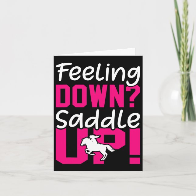 - Horse Equestrians  Card (Front)