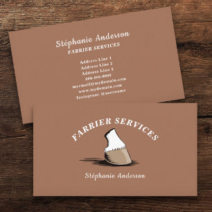 Horse & Farrier Business Card