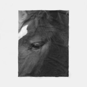 Horse fbcna fleece blanket