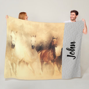 Horse Fleece Blanket