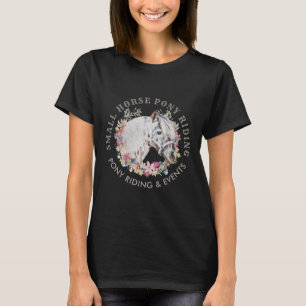 Horse Floral Animal Farm T-Shirt