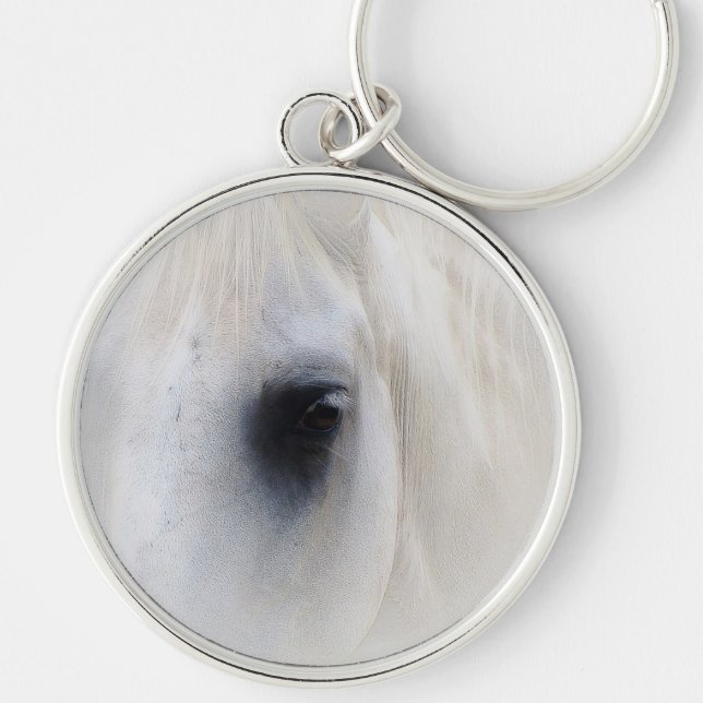 Horse & Floral Key Ring (Front)