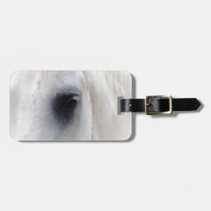 Horse & Floral Luggage Tag