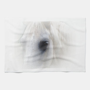 Horse & Floral Tea Towel