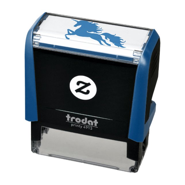 Horse flying and jump self-inking stamp (Product)