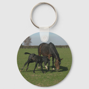 Horse & Foal Key Ring