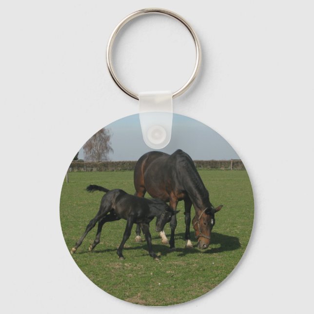 Horse & Foal Key Ring (Front)