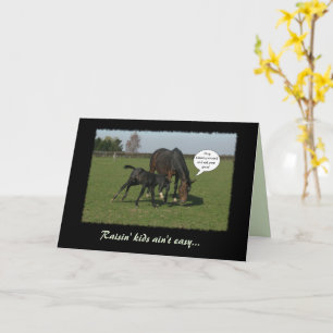 Horse & Foal (not only) Mother's Day Card