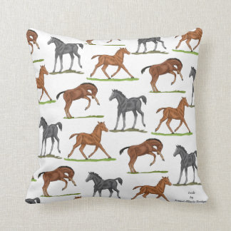 Horse Foals Cushion