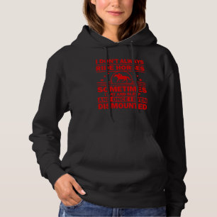 Horse For Men Women Girls Horseback Riding Horse   Hoodie