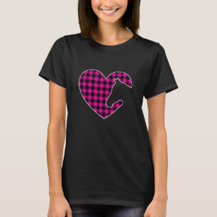 Horse For Women Love Horses Buffalo Pink Plaid He T-Shirt