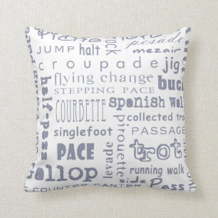 Horse Gaits Cushion