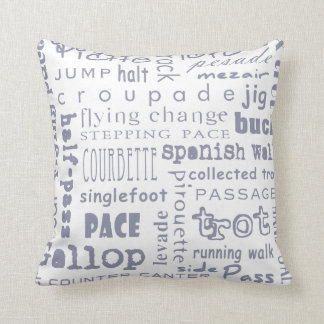 Horse Gaits Cushion