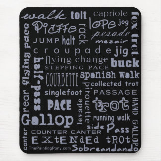 Horse Gaits Mouse Pad