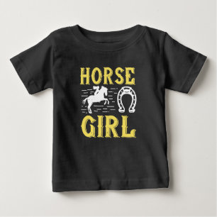 horse girl-01 baby T-Shirt