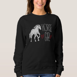 Horse Girl Equestrian Vaulting Horse Vaulting Sweatshirt