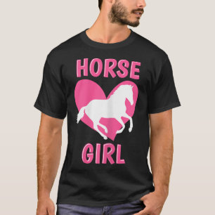 Horse Girl Horseback Riding Equestrian Horse Lover T-Shirt
