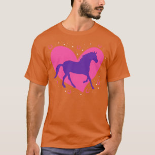 Horse Girl Horseback Riding Equestrian Horse Lover T-Shirt