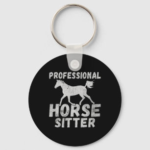 Horse Girl Horseback Riding Pony Horsescute Ss Cut Key Ring